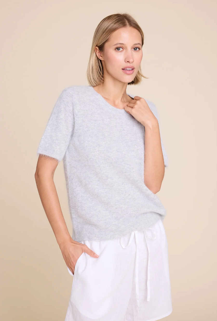 Line of Oslo Monroe AW25 Grey Melange
