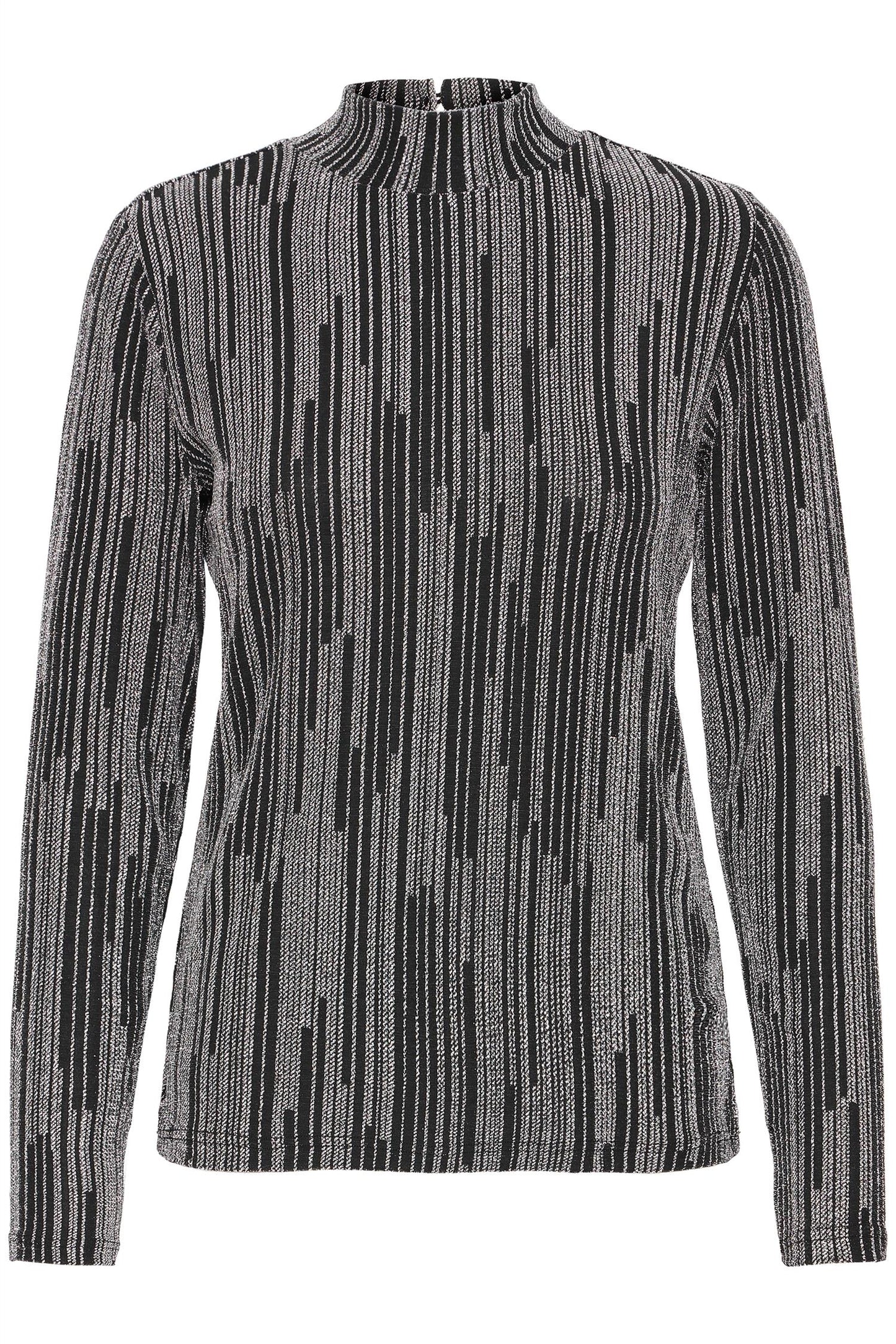 Pulz Thea LS Blouse Silver Glitter