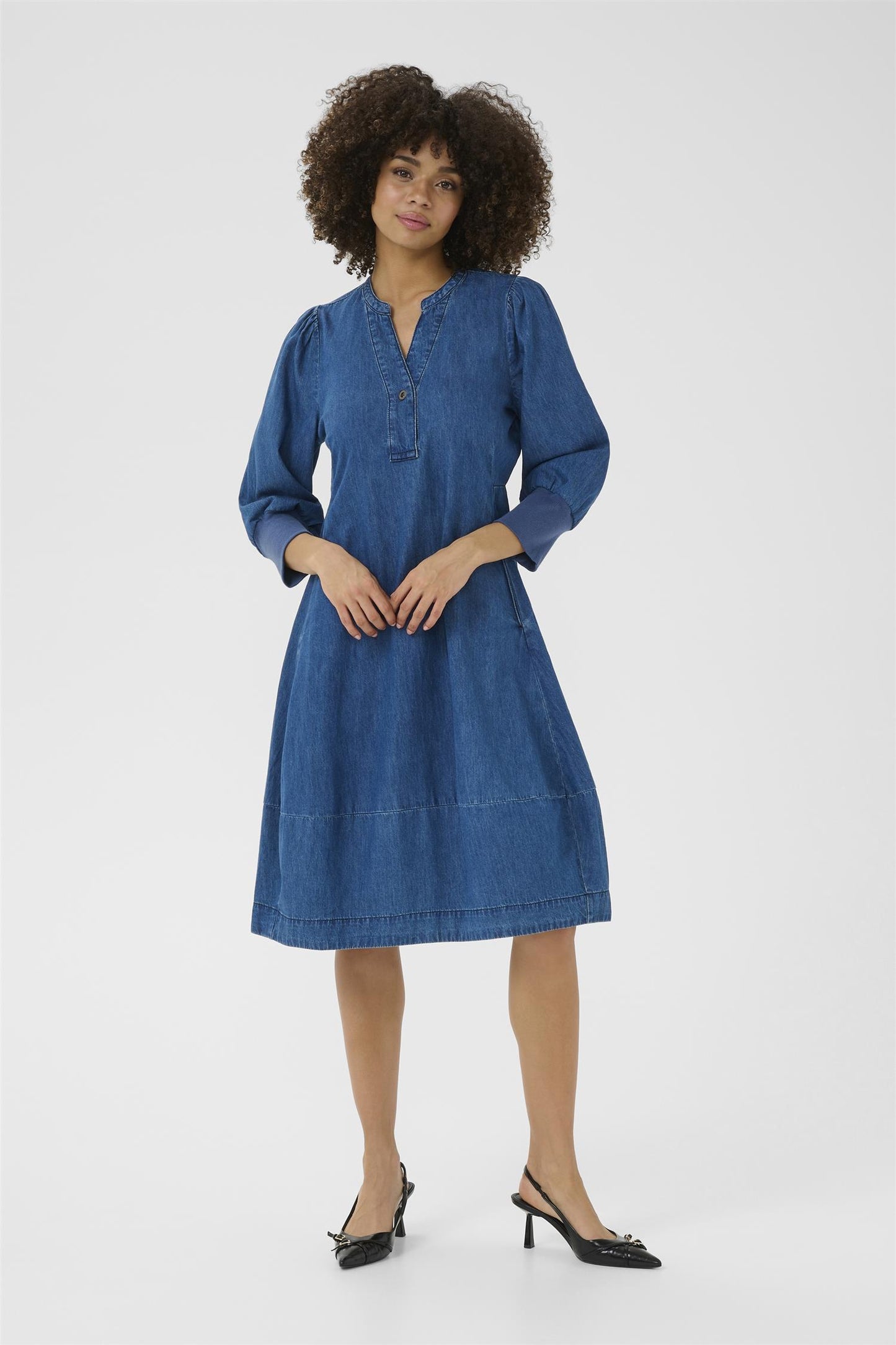 Culture Allura Arpa 3/4 Sleeve Dark Blue Wash