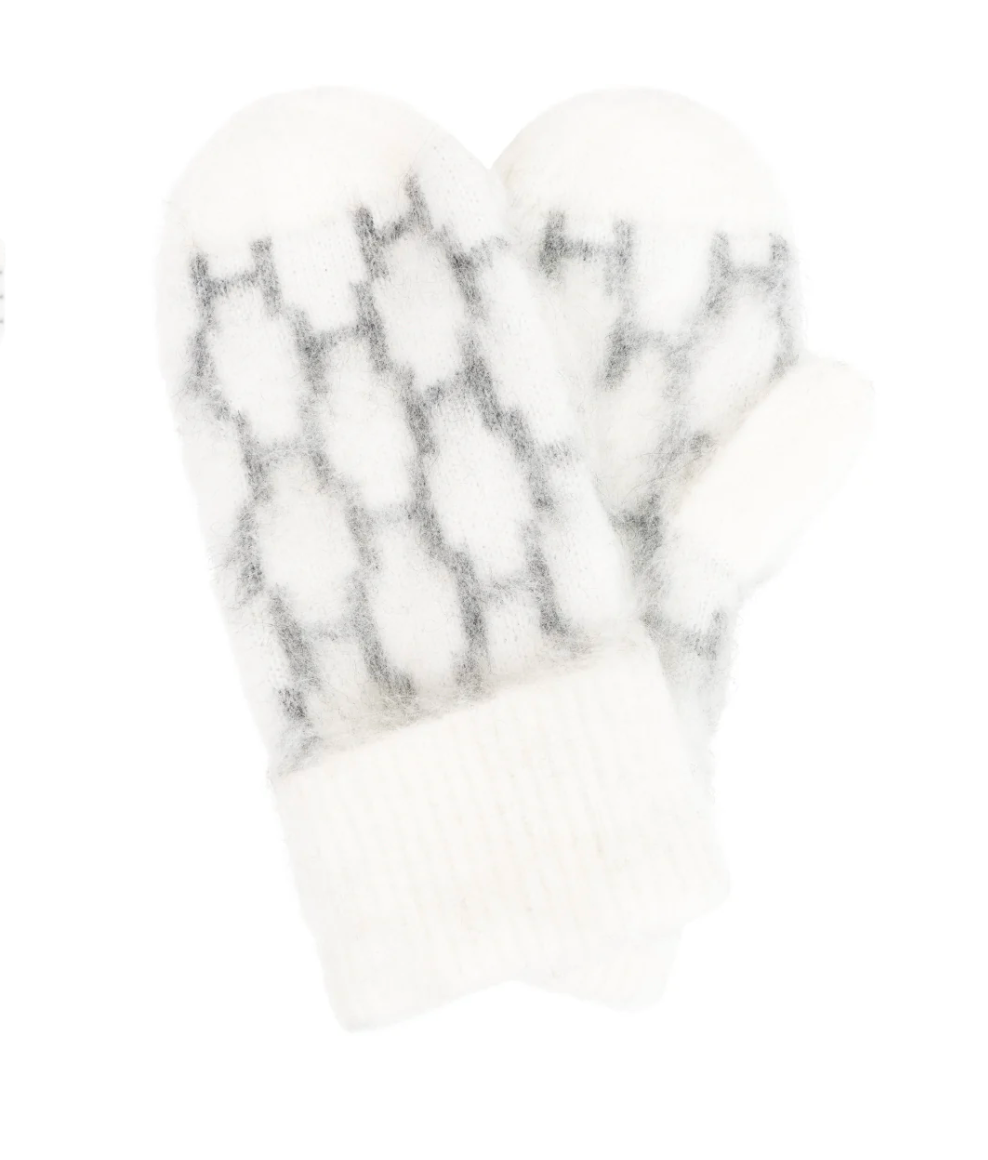 HÉST Gera Mittens Offwhite
