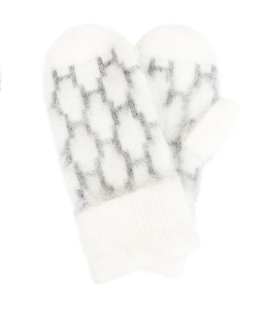 HÉST Gera Mittens Offwhite
