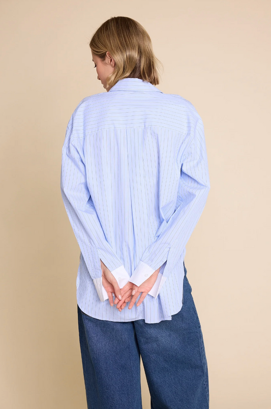 Line of Oslo Krista Stripe Light Blue