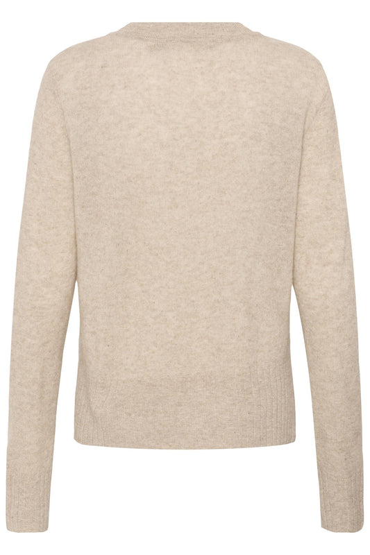 Culture Taia Arrow Pullover Beige Melange