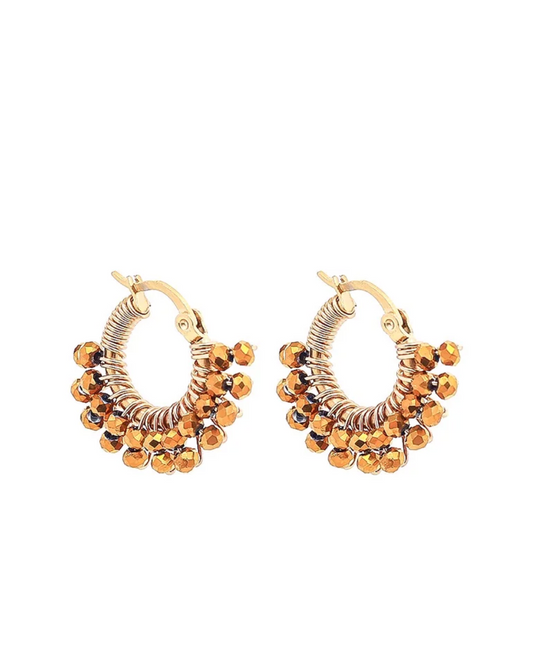 Farmhouse Camilla Øhrling Tiny Glam Loop Earrings Gold