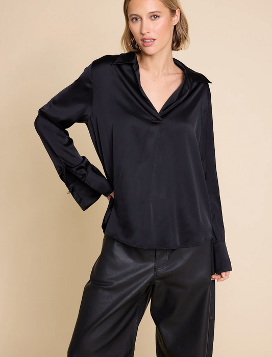 Line of Oslo Vivian Blouse Black