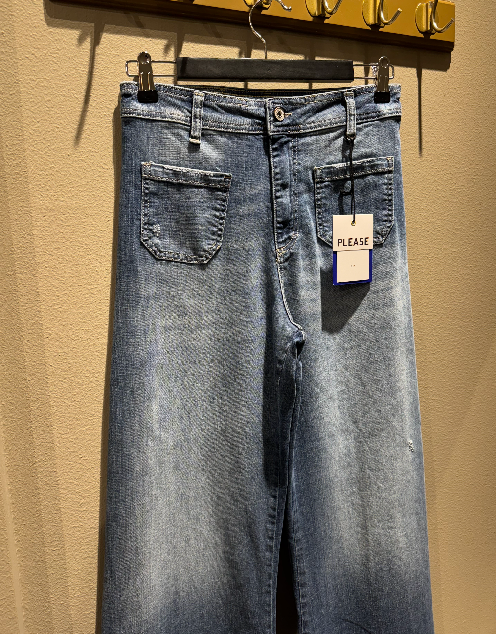 Please Pants Blu Denim