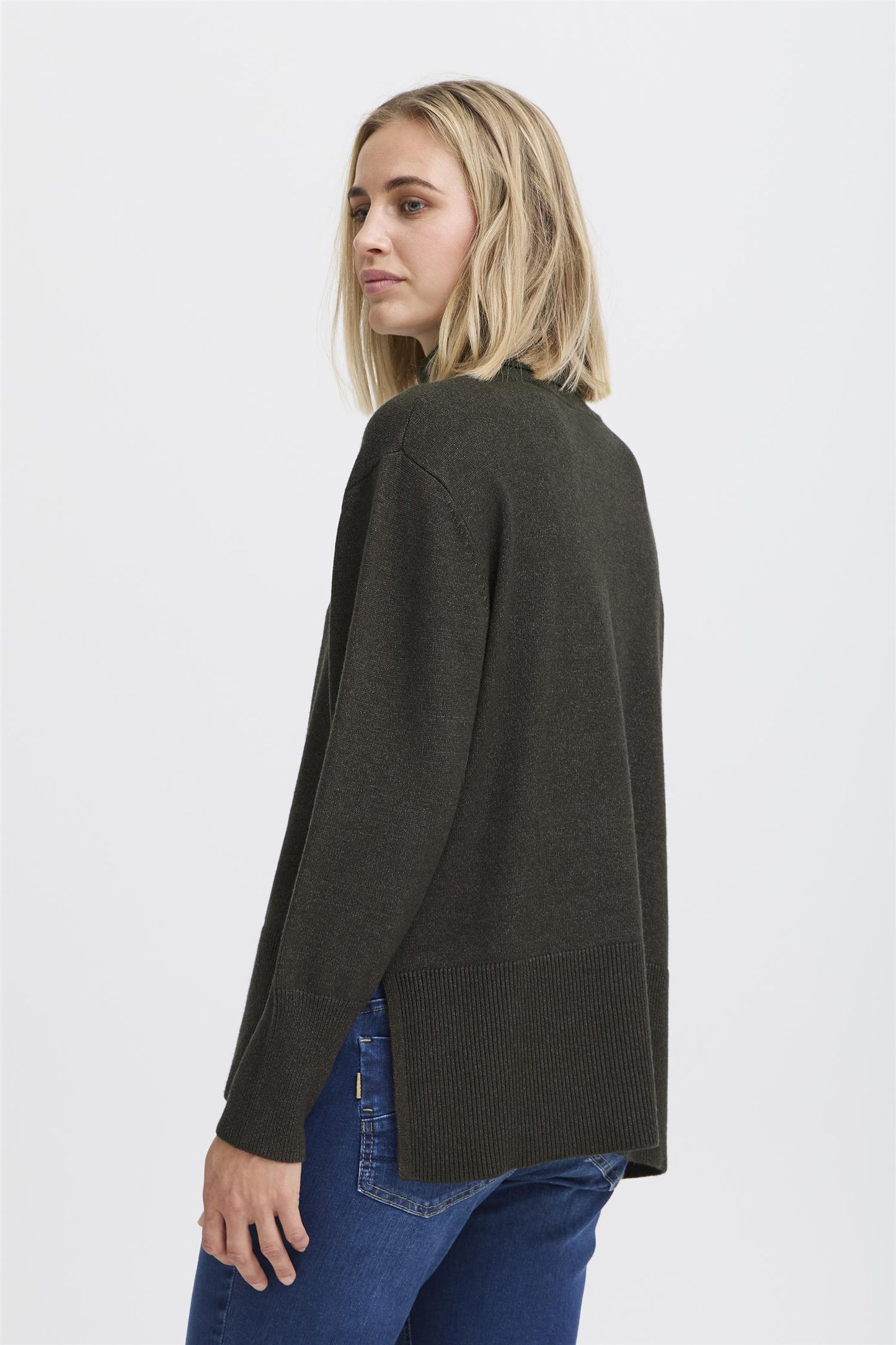 Pulz Steffi Roll Neck Espresso