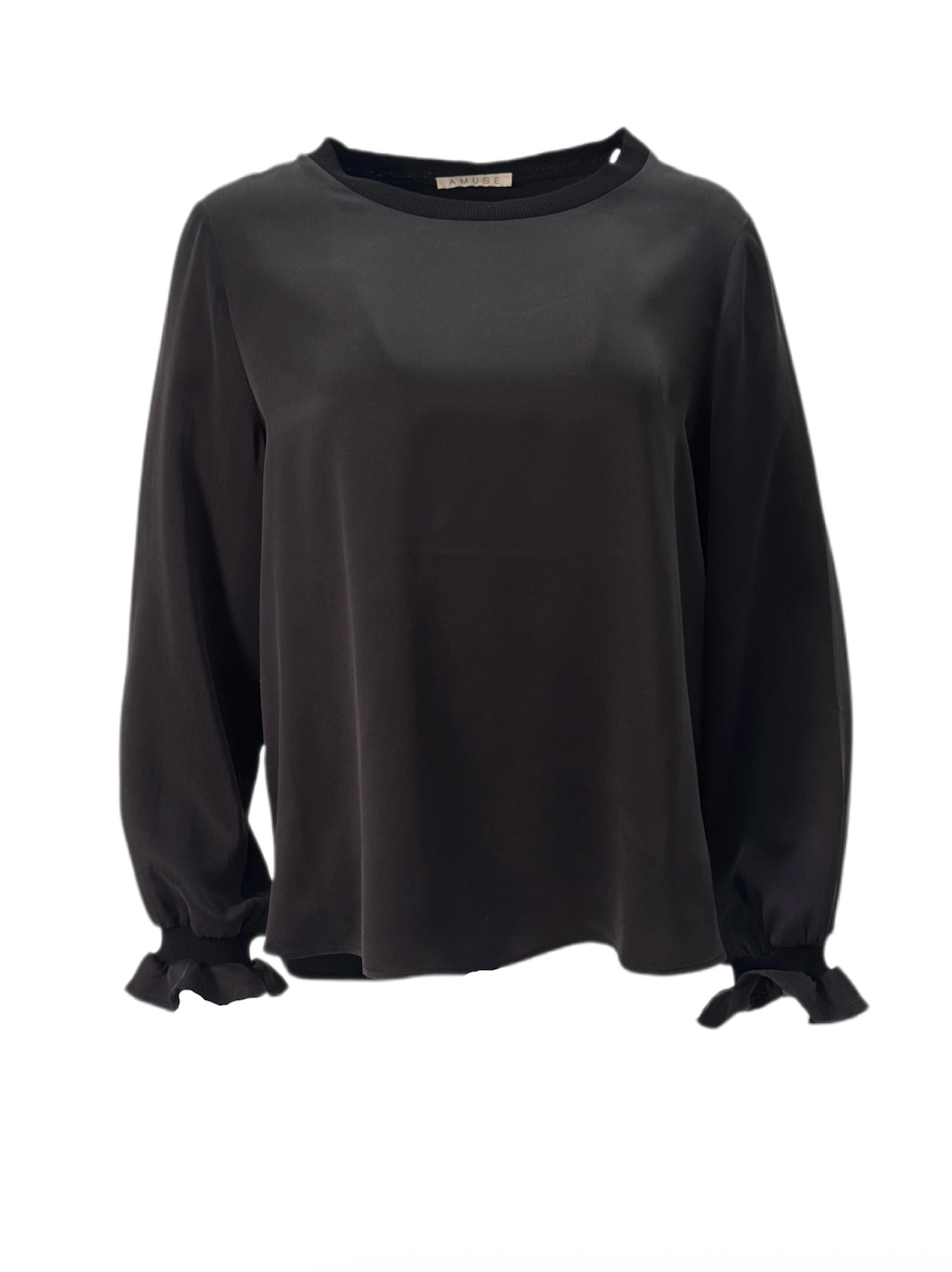 Amuse by Veslemøy Dala Silkebluse Black
