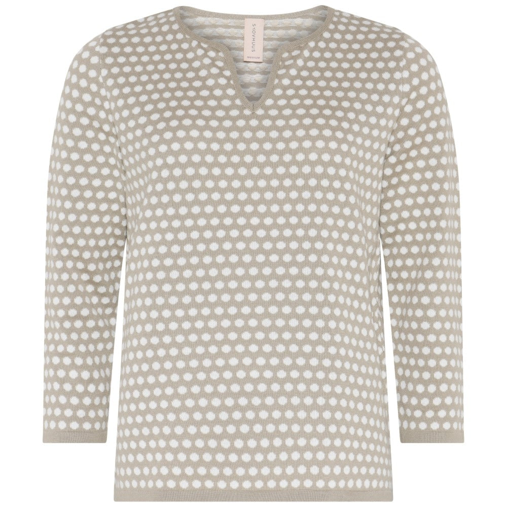 Skovhuus Genser m/ 3/4 arm Rain Grey