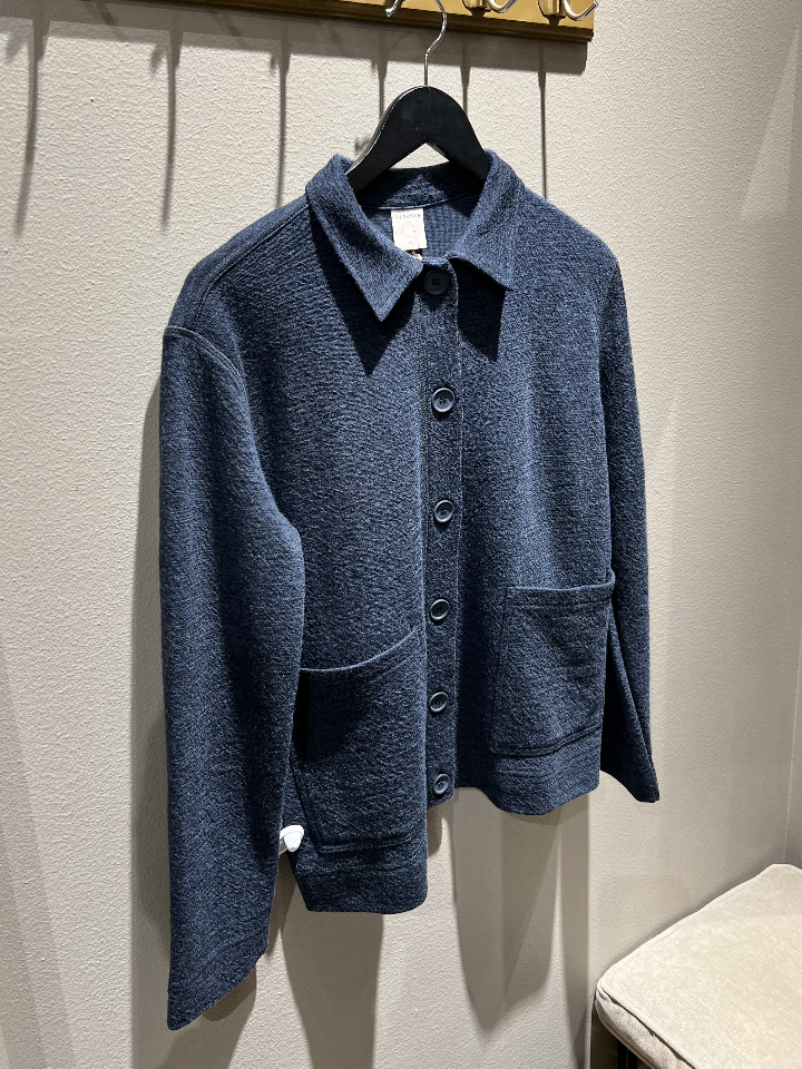 By Basics 14018 Jacket Midnight Blue Melange