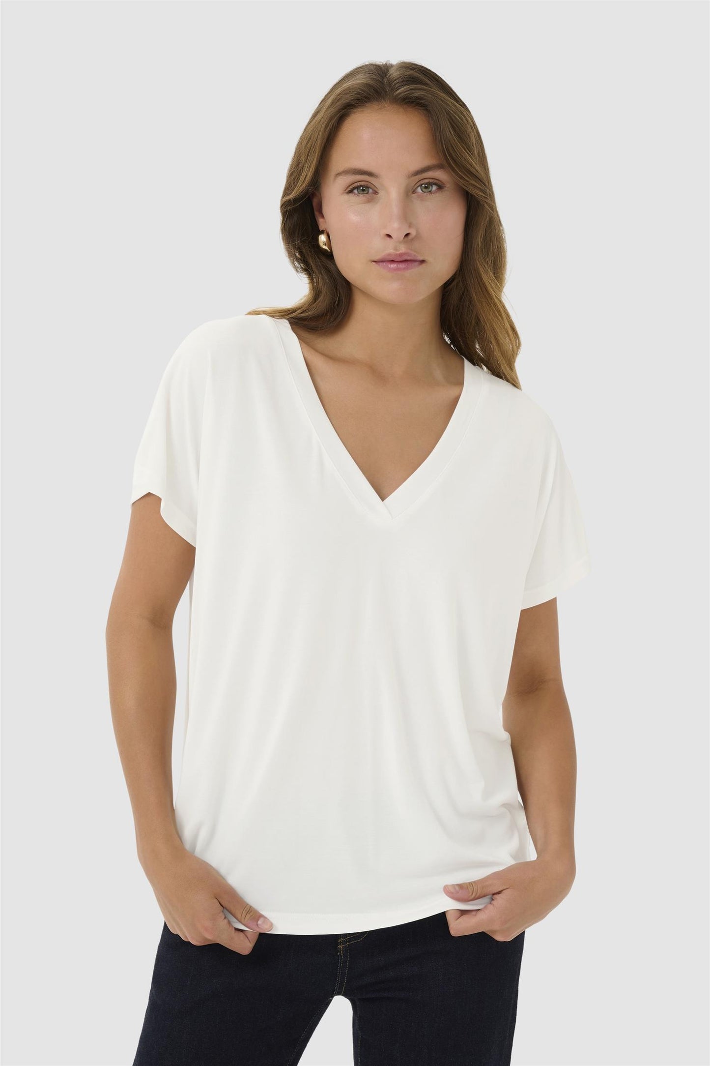 Culture Drica Kajsa T-shirt Spring Gardenia