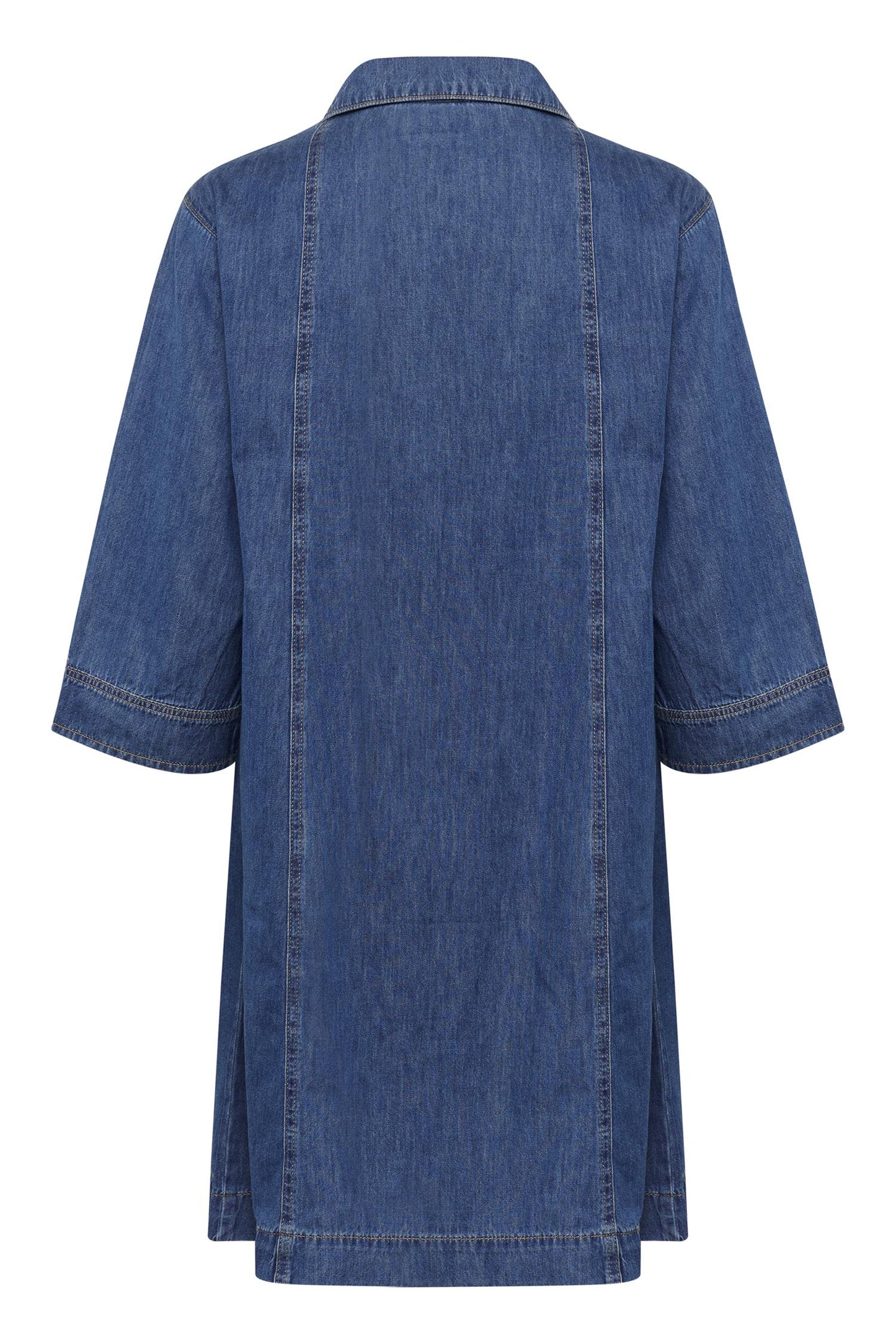 Culture Pin Arpa Dress Dark Blue Wash