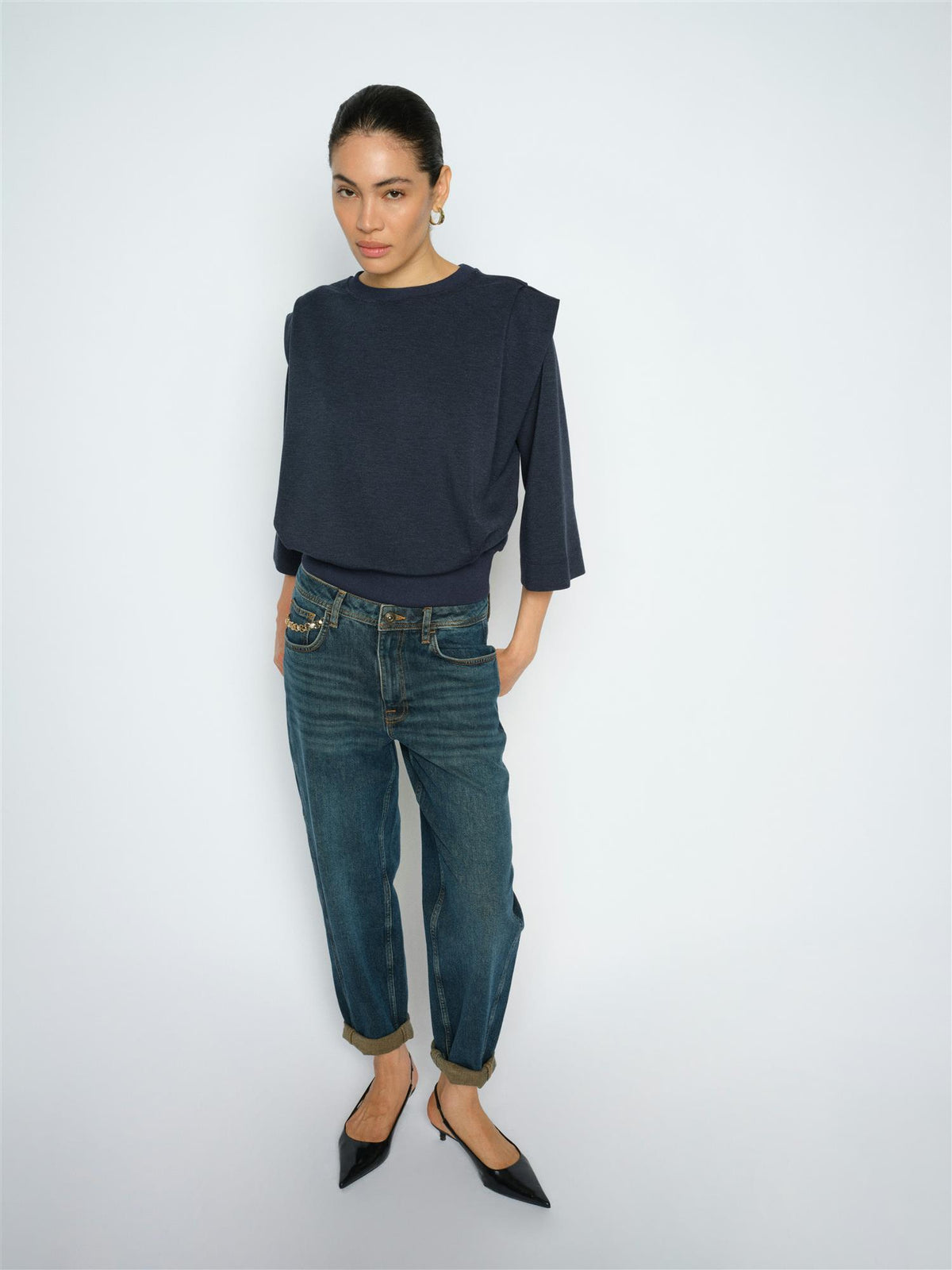 Mos Mosh Aymen Galleon Jeans Blue Tint
