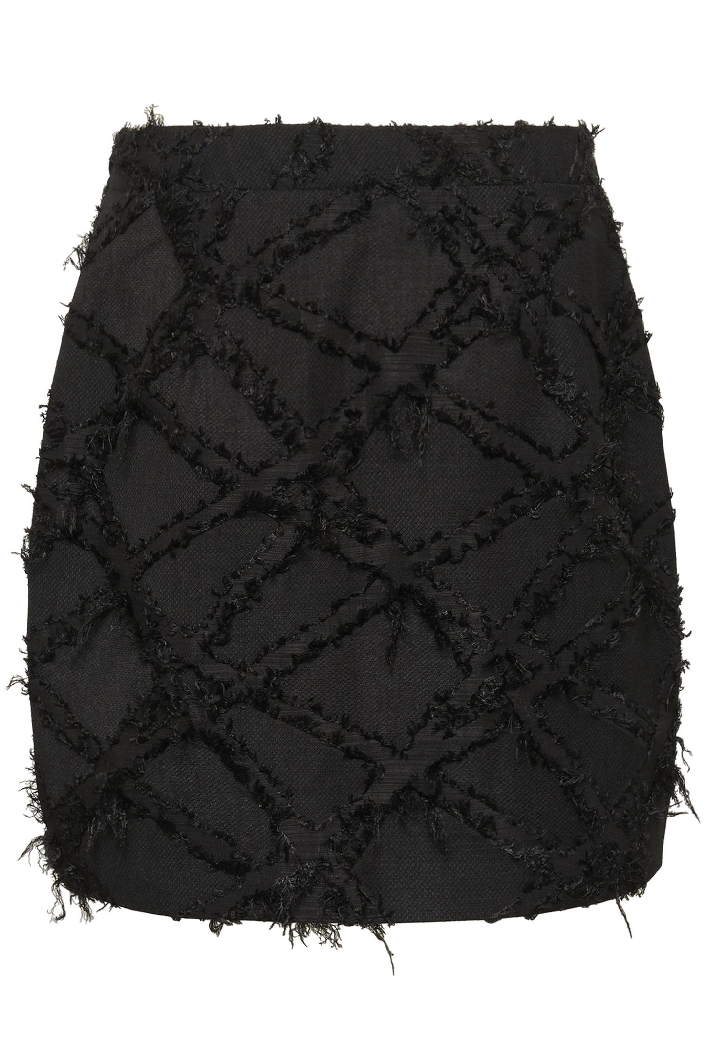 Culture Hairy Skirt Black