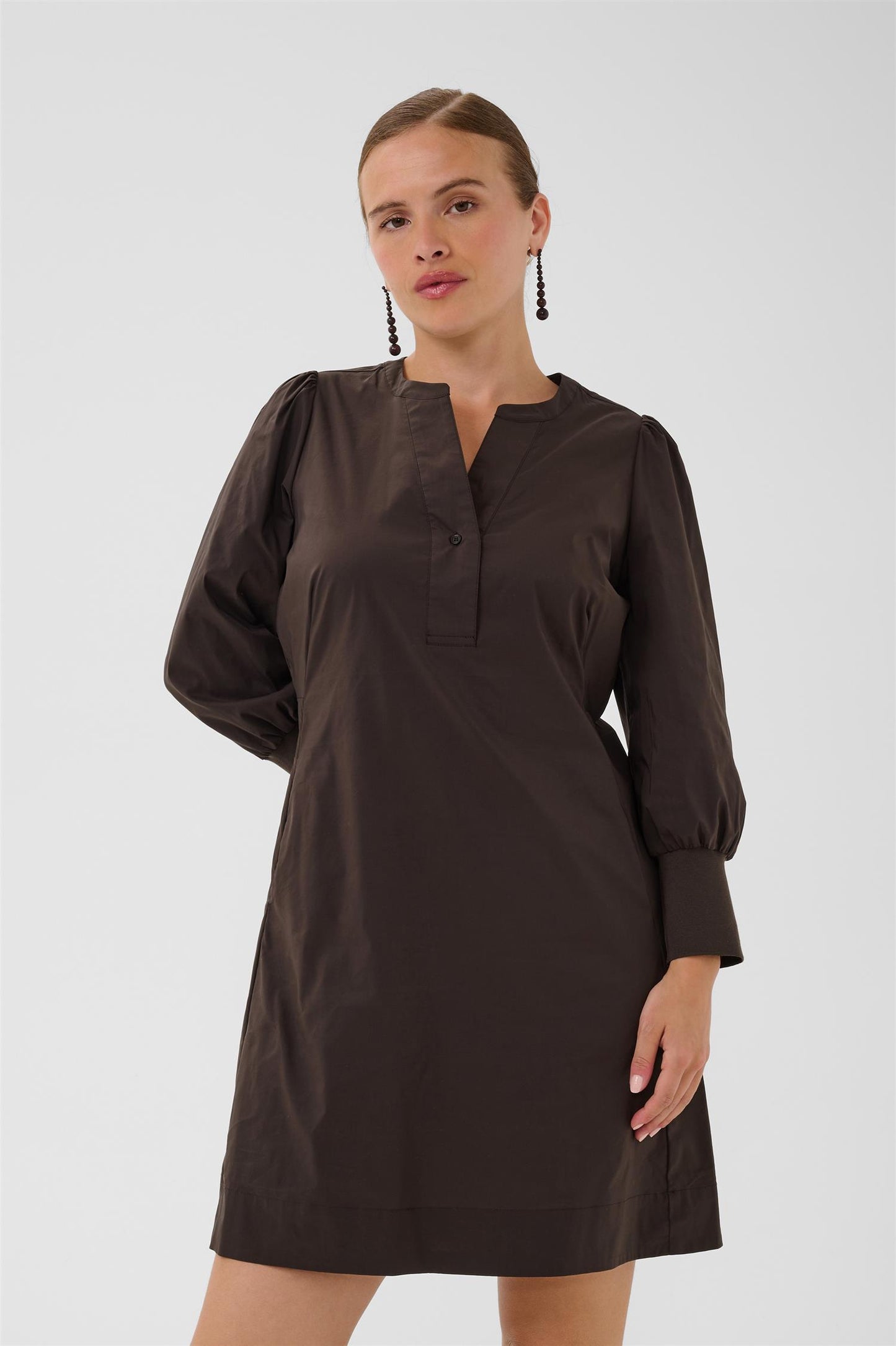 Culture Kiea Antoinett Rib Dress Demitasse