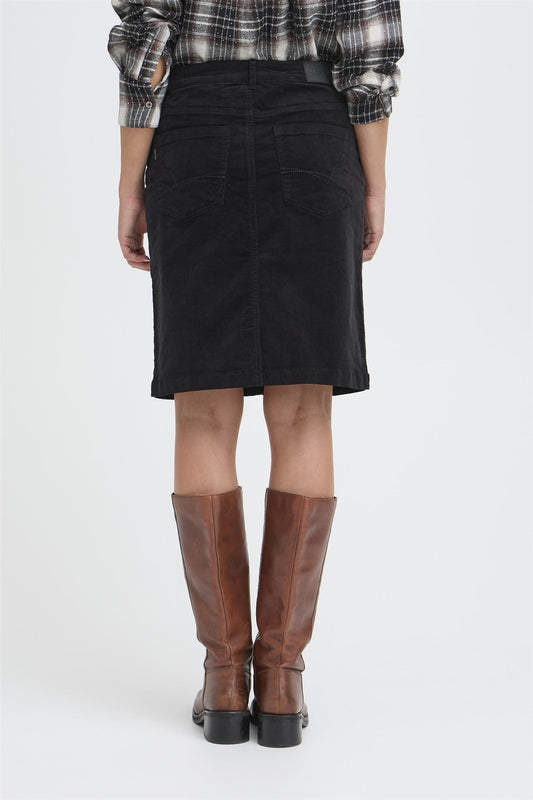 Pulz Sally Skirt Black