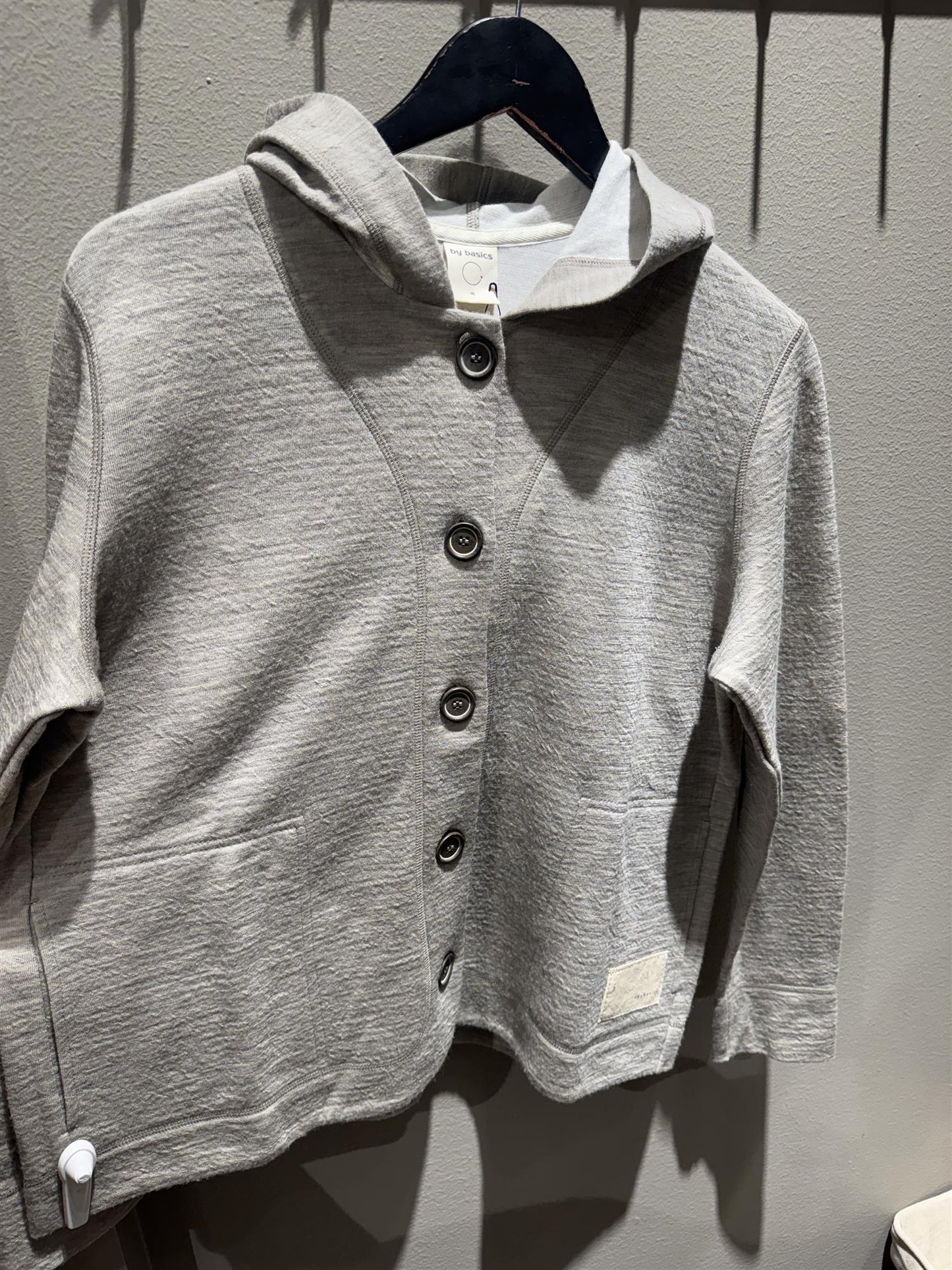 By Basics Sweat Blazer Elephant Melange