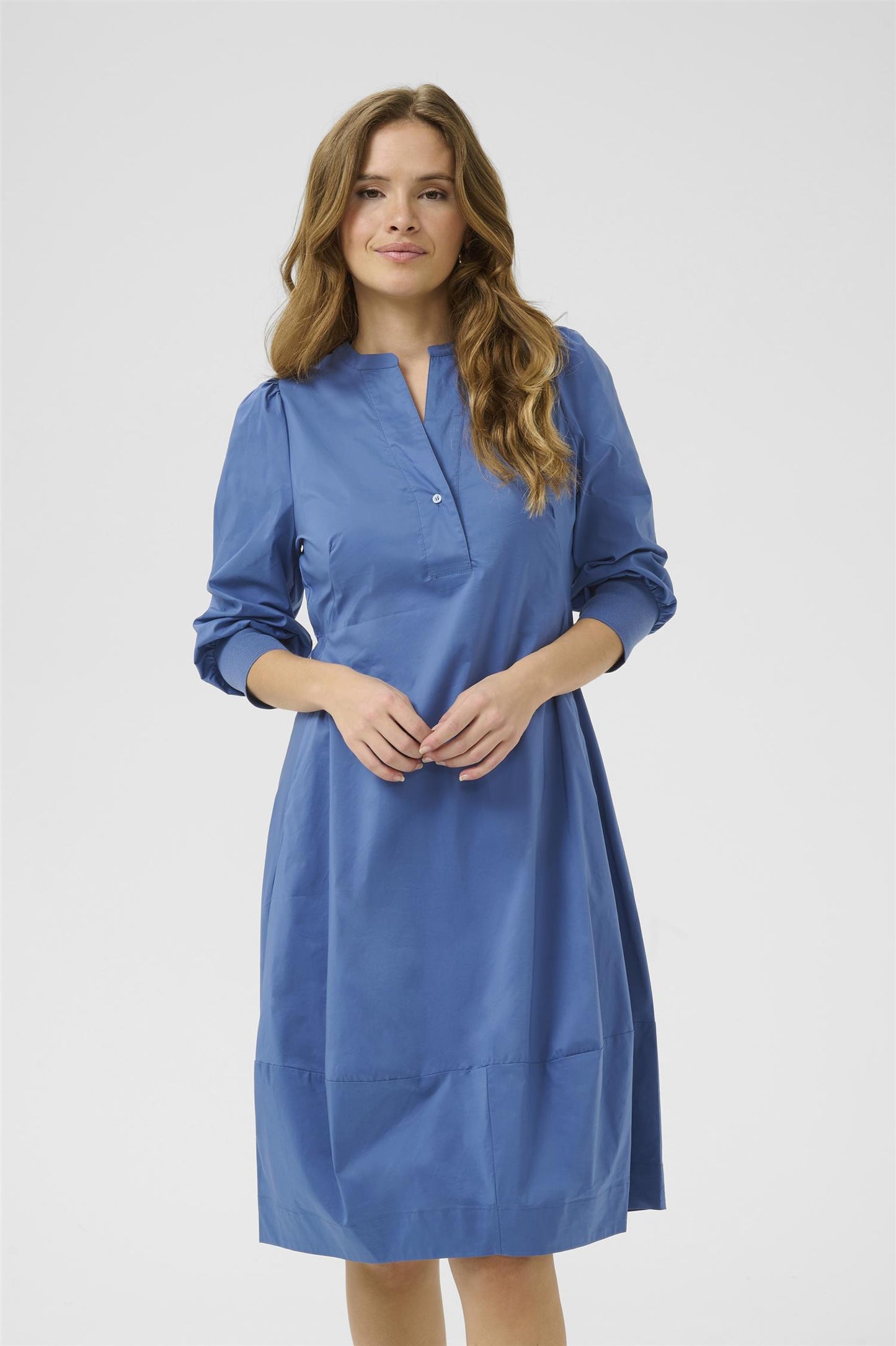 Culture Antoinett 3/4 Sleeve Dress Bijou Blue