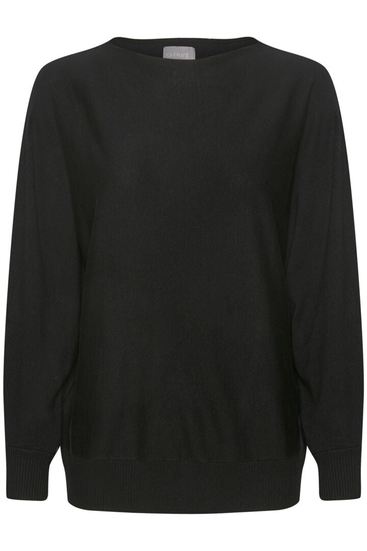 Culture AnneMarie Batwing Jumper Black
