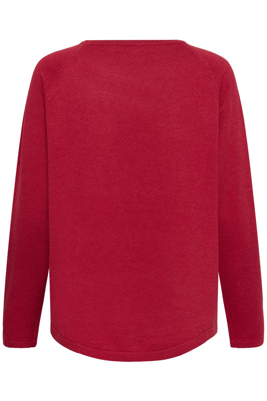 Culture AnneMarie Solid Jumper Chili Pepper