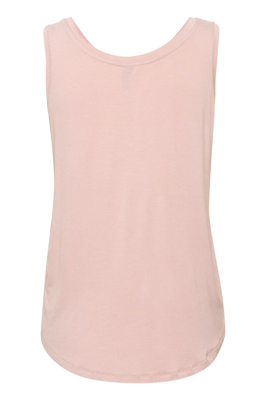 Culture Poppy VO-neck Tank Top Pale Mauve