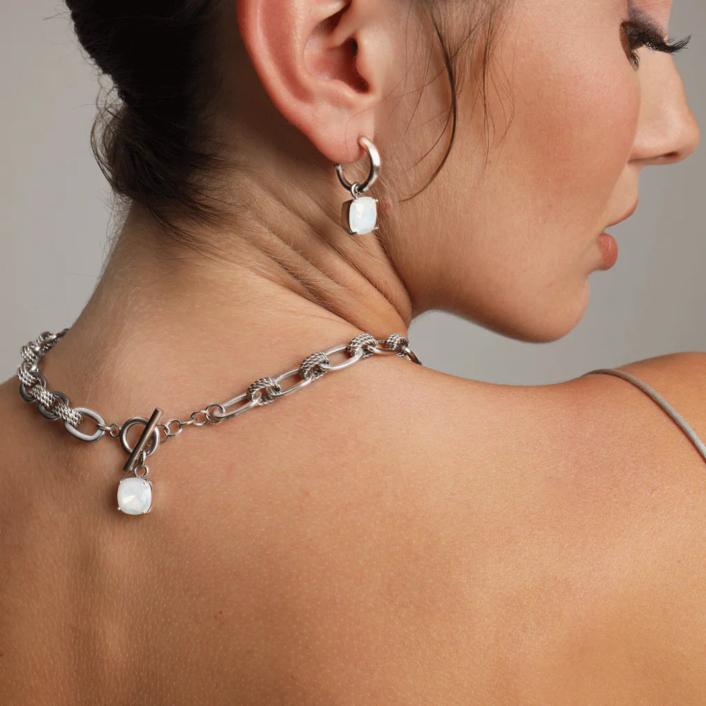 Camilla Øhrling Inez Chain Necklace White Opal