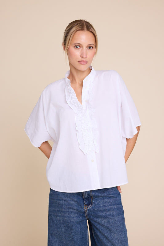 Line of Oslo Ellie Cotton White