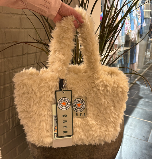 C.A.Y.A Fleece Bag Small Champagne