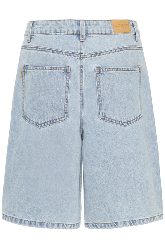Pulz Bridget Shorts Light Blue Denim