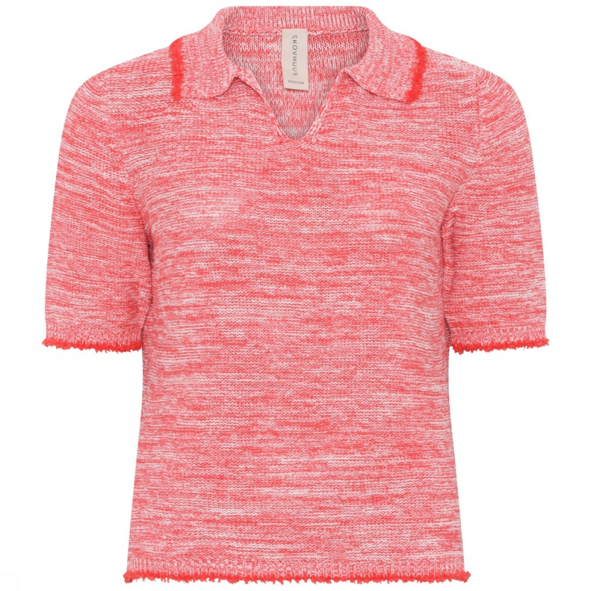 Skovhuus Genser m/ Polokrave Poppy Red