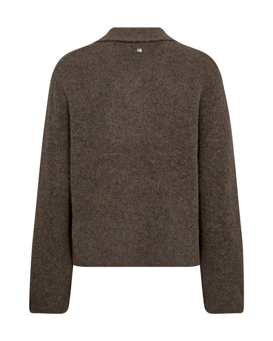 Mos Mosh Thora Aidy Polo Knit Falcon