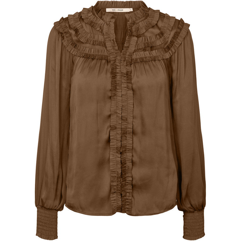 Rue de Femme Alba Blouse Brown Sugar