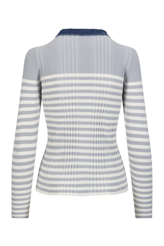 Katrin Uri LA Striped Pullover Lt.Blue Stripe