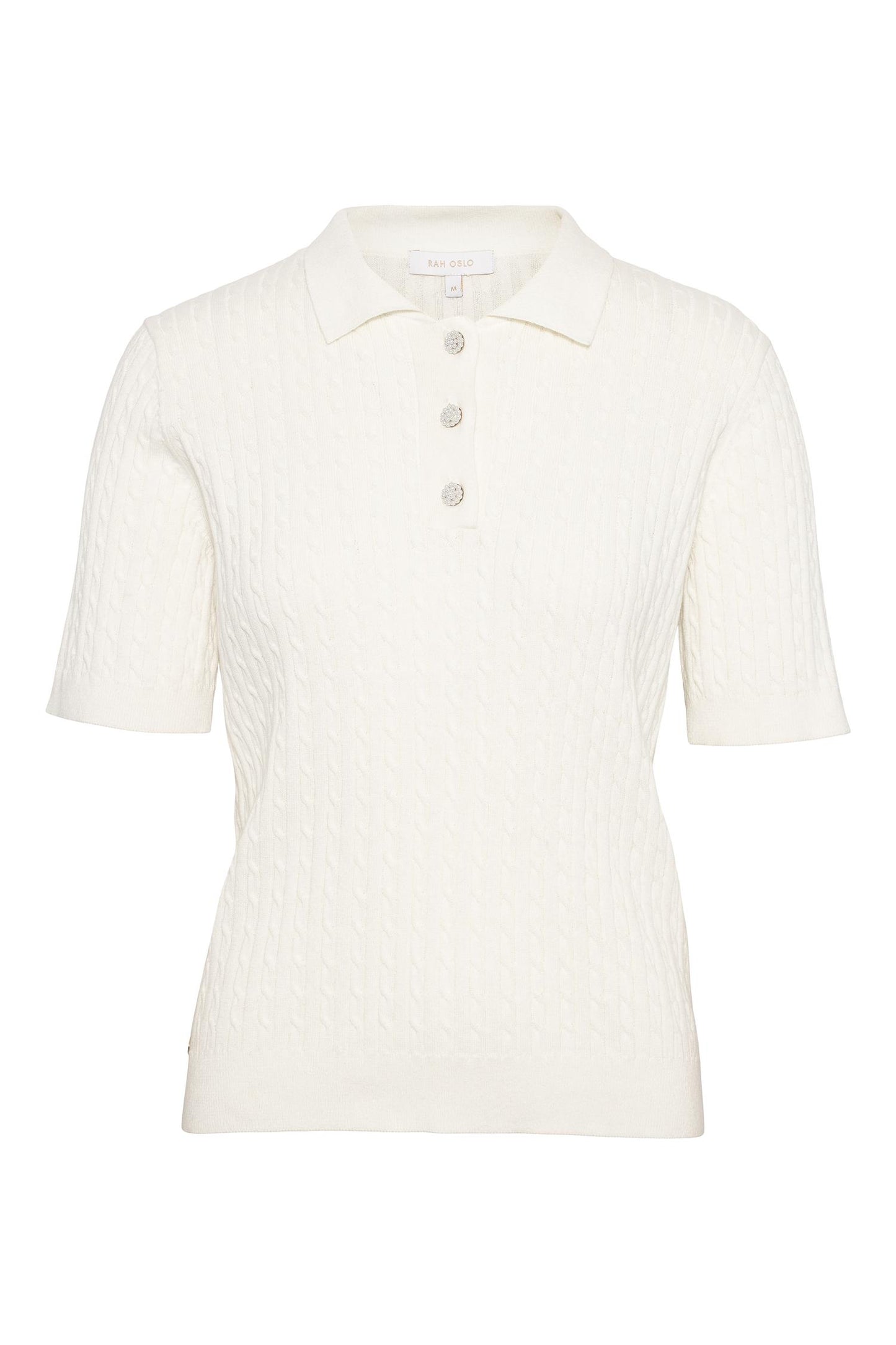 Rah Oslo Cotton Pole SS Braided Off White