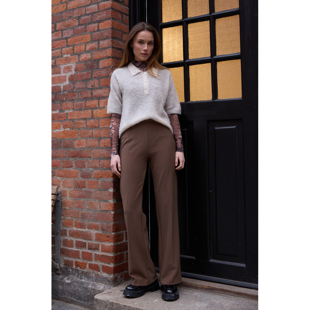 Rue de Femme Comfy Olana Wide Pants Brown Sugar