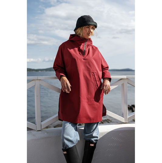 Close to my Heart Rain Poncho Garnet Red