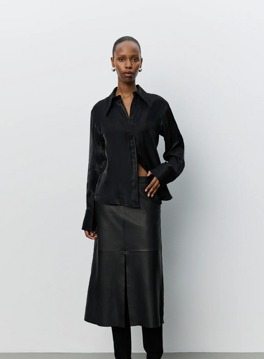Sofie Schnoor Izabell Frill Sleeve Shirt Black