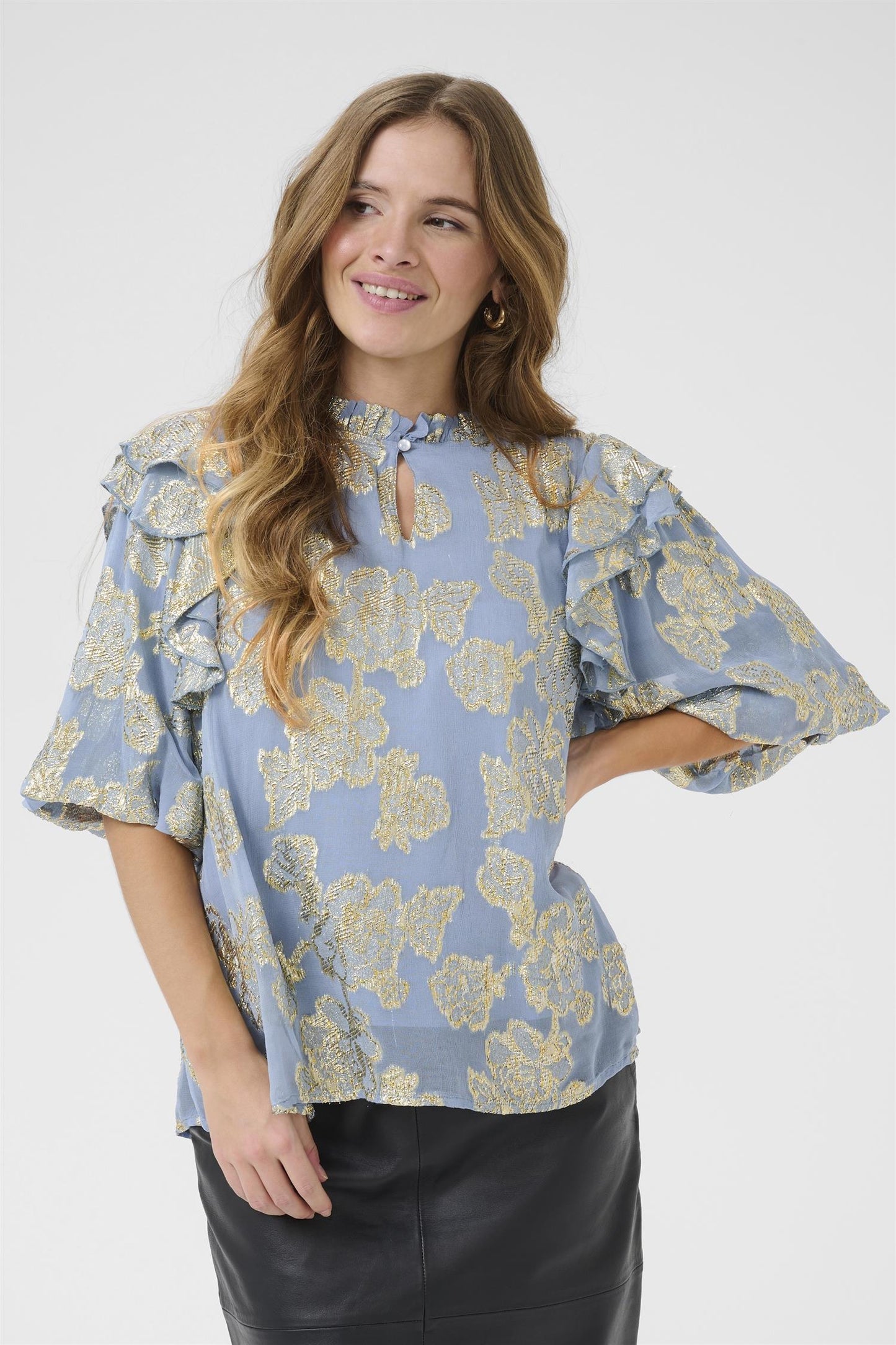 Culture Floi Blouse Forever Blue