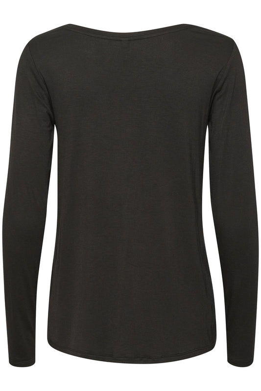 Culture Poppy T-shirt LS Black