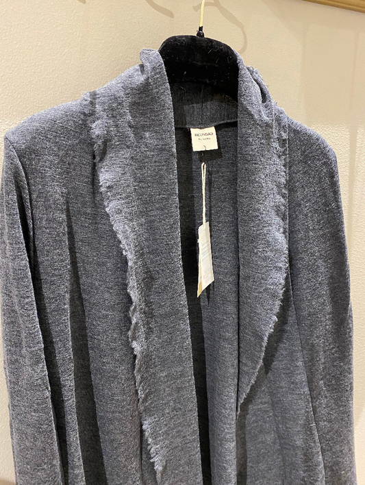 By Basics 8013 Cardigan Short Anthrasite Melange