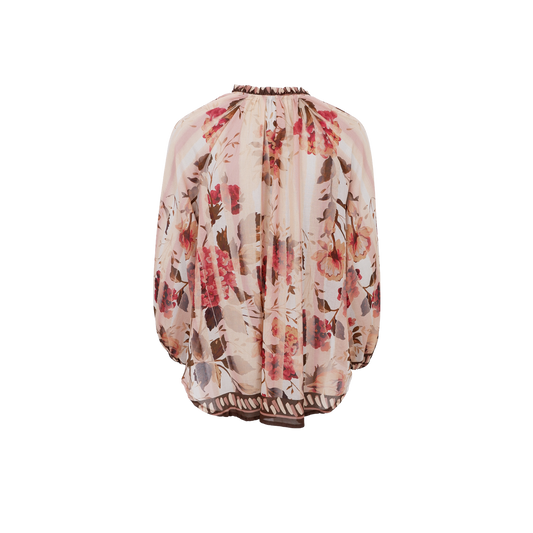 Black Colour Rosewood Blouse Creme Rose