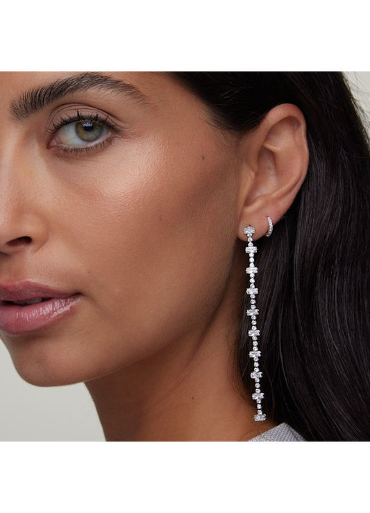 Orelia Pave Mini Silver