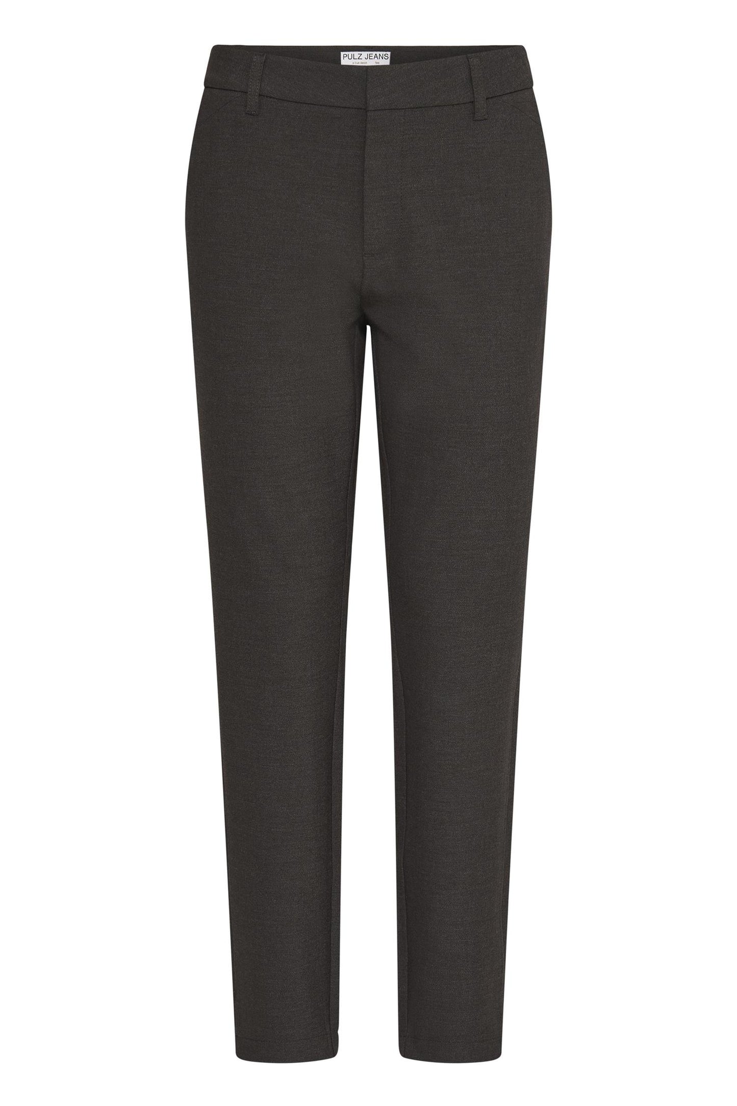 Pulz Bindy Melange HW Pant Ankl Skinny Espresso Melange