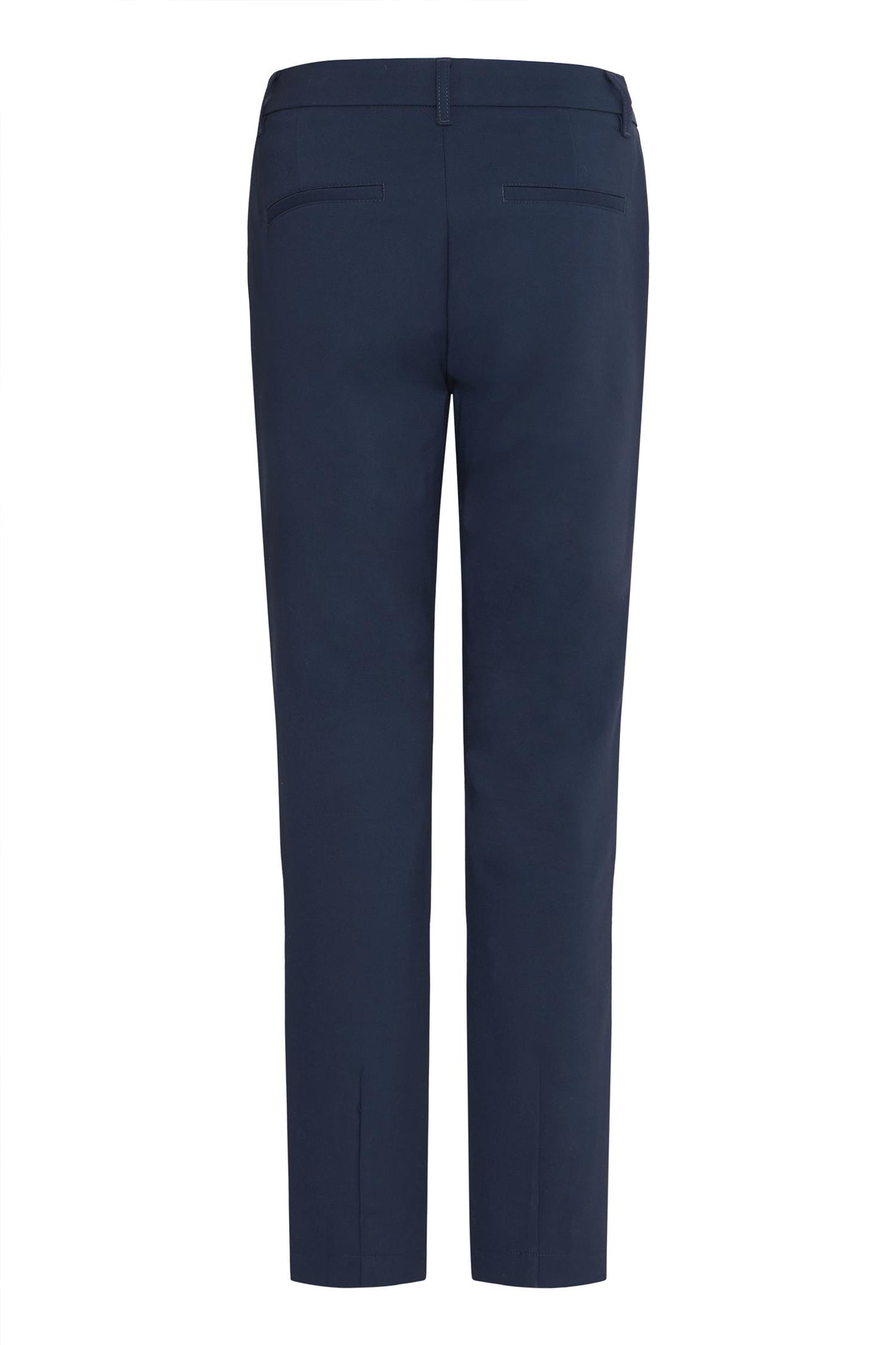 Pulz Bindy HW Pant Long Skinny Leg Dark Saphire