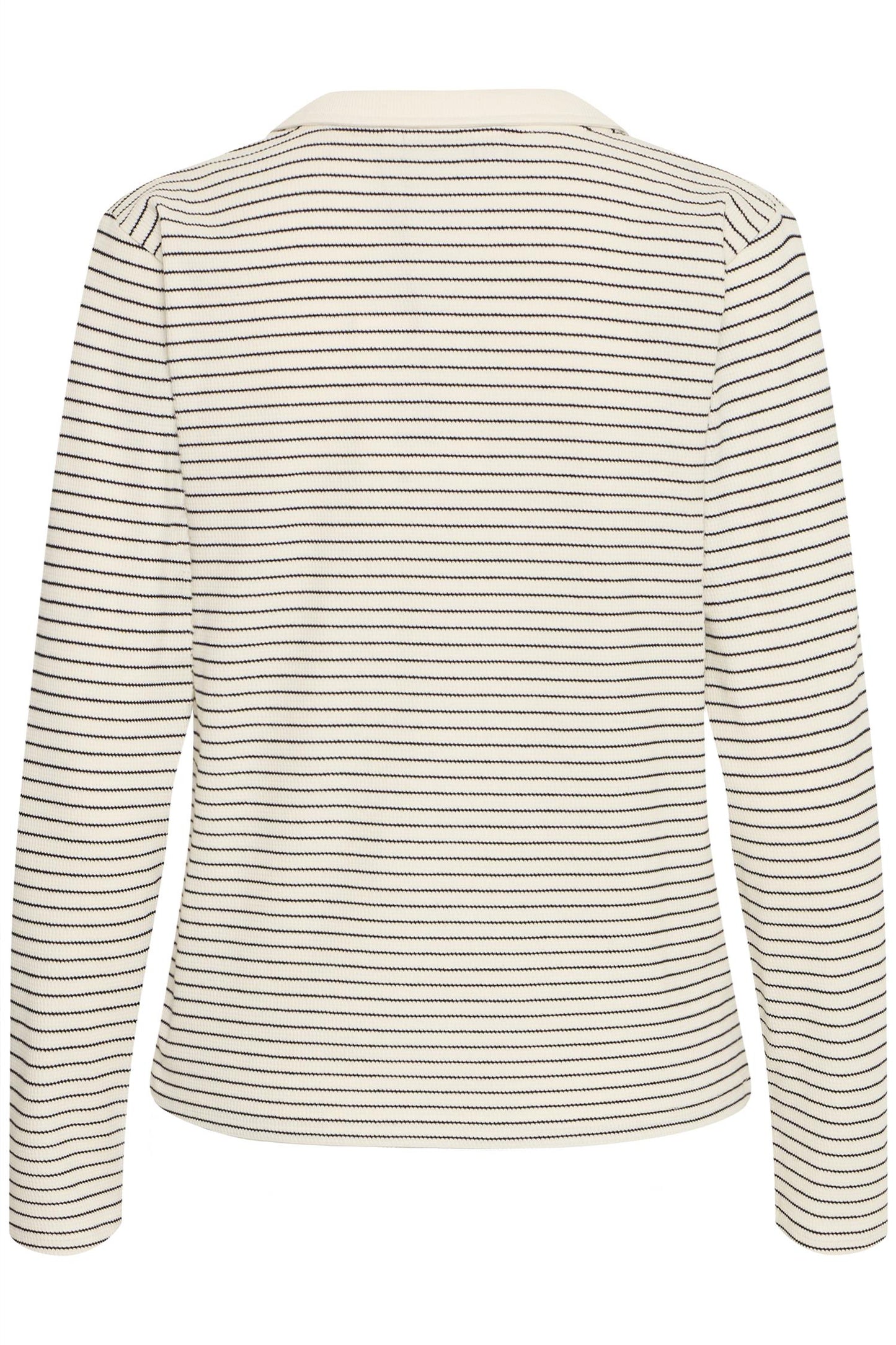 Pulz Rowan LS Tshirt Off White Black