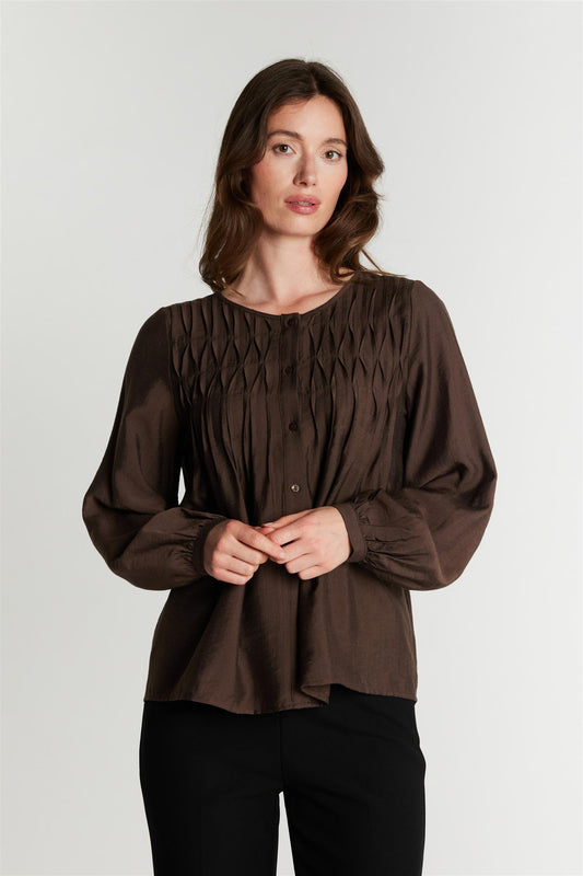 Rue de Femme Anais Shirt Chocolat