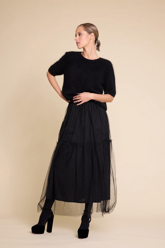 Line of Oslo Hay Tulle Skirt Black