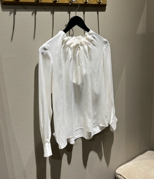 Amuse by Veslemøy Ada Silkebluse Off White