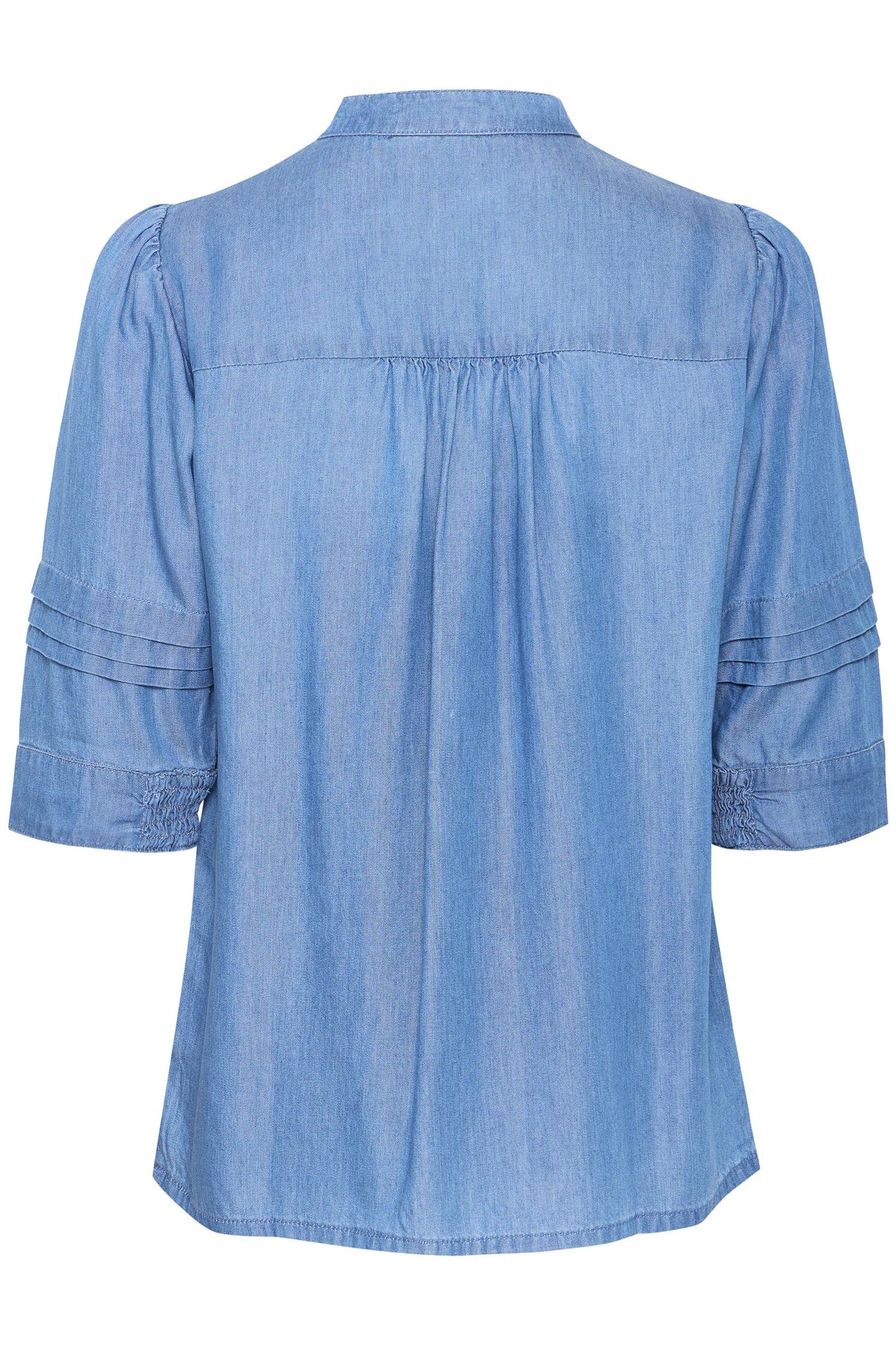 Pulz Gaja SS Shirt Medium Blue Denim