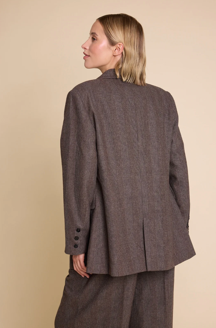 Line of Oslo The Kid Wool Check Blazer